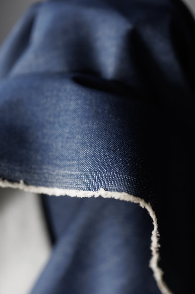 12oz Worker Organic Cotton Denim - Classic Blue - European Import - Merchant & Mills - Simplifi Fabric