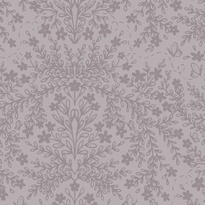 Snowlace - Lilac - Lisee Ree Designs - Midwinter Memories - Cloud 9 Fabrics - Organic Cotton Poplin