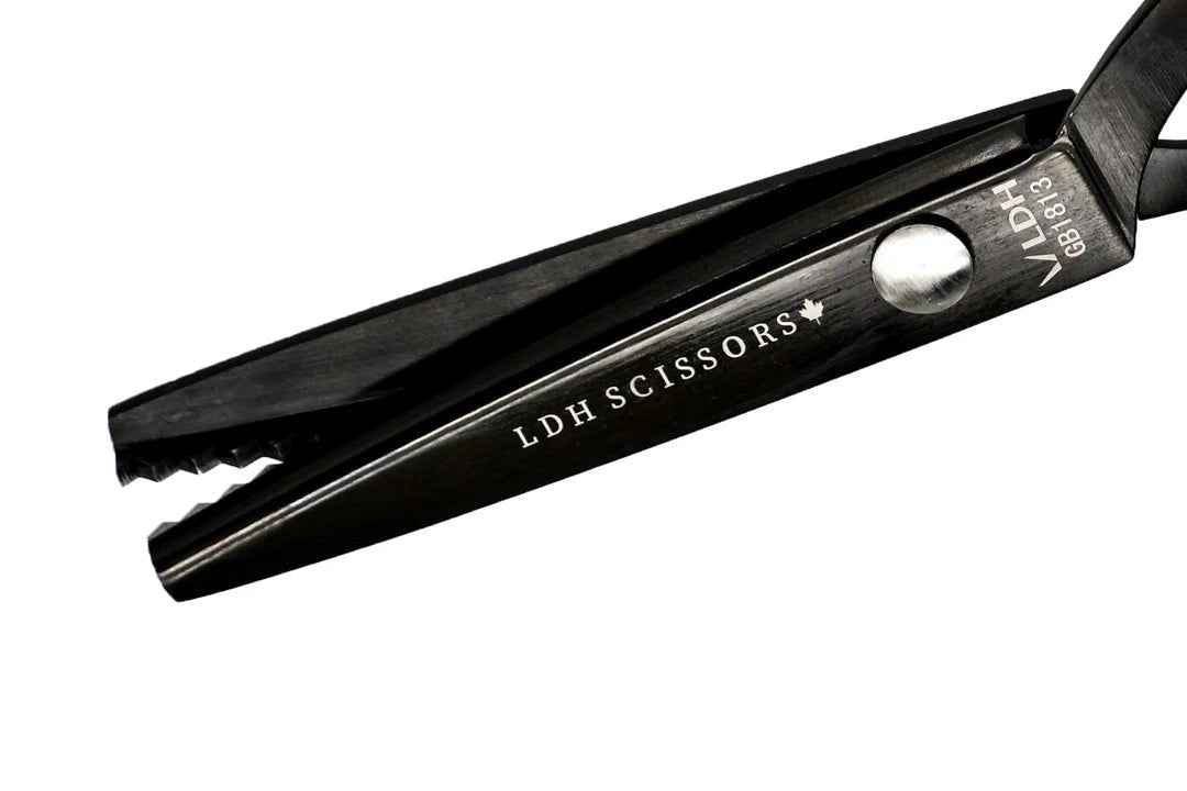 8" Midnight Edition Pinking Shears - LDH Scissors - Simplifi Fabric