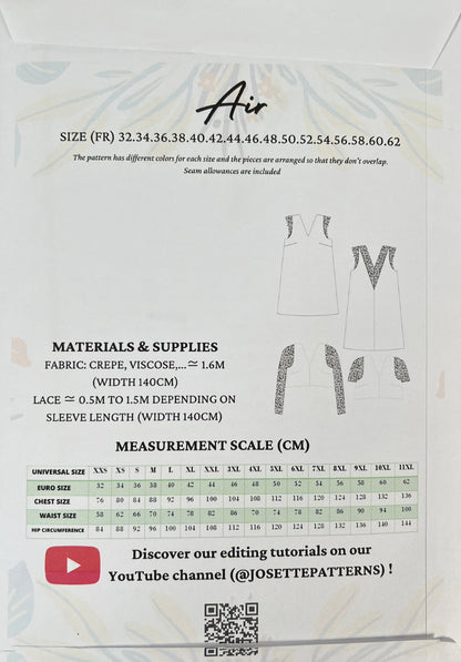 Air - Womens Dress - Josette Patterns