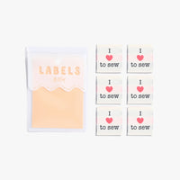 "I ❤️ TO SEW" Woven Label Pack - Kylie And The Machine
