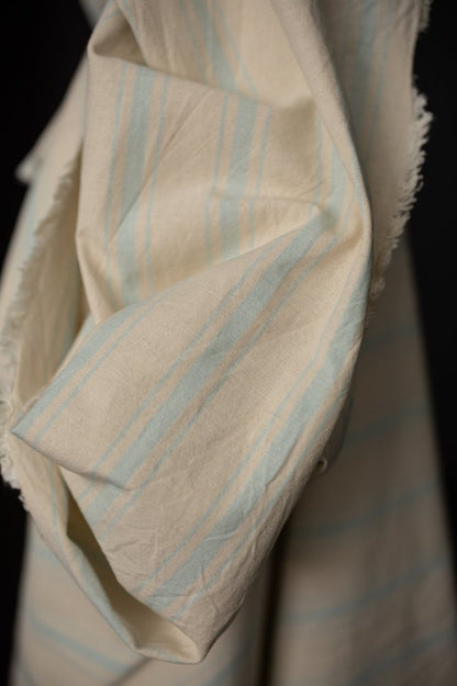 Sea Salt Swedish Stripe Cotton/Linen - Studio Faeger x Merchant & Mills