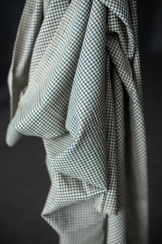 Terra Mini Gingham Handwoven Indian Cotton - Merchant & Mills