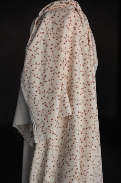 Rhubarb Organic Cotton Traditional Ticking - Studio Faeger x Merchant & Mills
