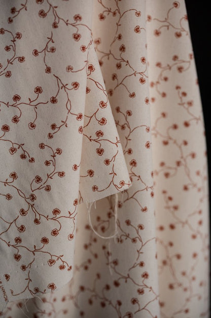 Rhubarb Organic Cotton Traditional Ticking - Studio Faeger x Merchant & Mills