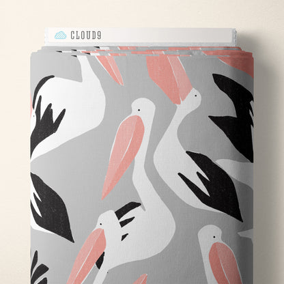 Pelicans - Coexisting - Ophelia Pang - Cloud 9 Fabrics - Modal Rayon