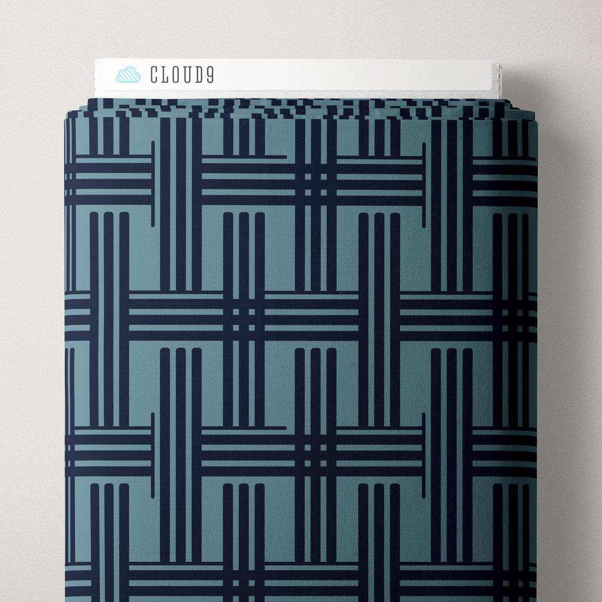 Rami - Blue - Amy MacCready - Elegant Estuaries - Cloud 9 Fabrics - Duck Canvas