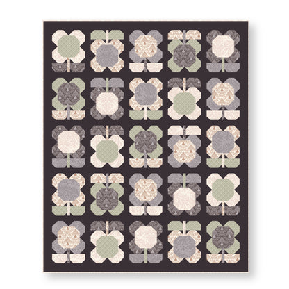 Frosted Lattice - Terracotta - Lisee Ree Designs - Midwinter Memories - Cloud 9 Fabrics - Organic Cotton Poplin
