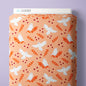 Snowy Owl - Orange - Jojulein Design - Foxwood - Cloud 9 Fabrics - Organic Cotton Poplin