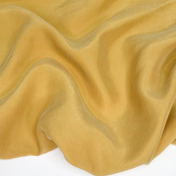 Sand-Washed Cupro/Rayon Woven - Gold
