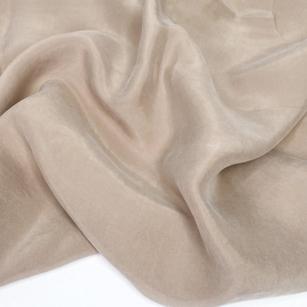 Sand-Washed Cupro/Rayon Woven - Mink