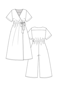 Hali Wrap Jumpsuit - PDF Pattern - Named Clothing