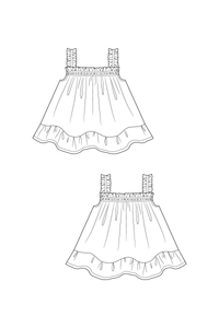 Ilma Smock Dress and Top - PDF Pattern - Named Clothing