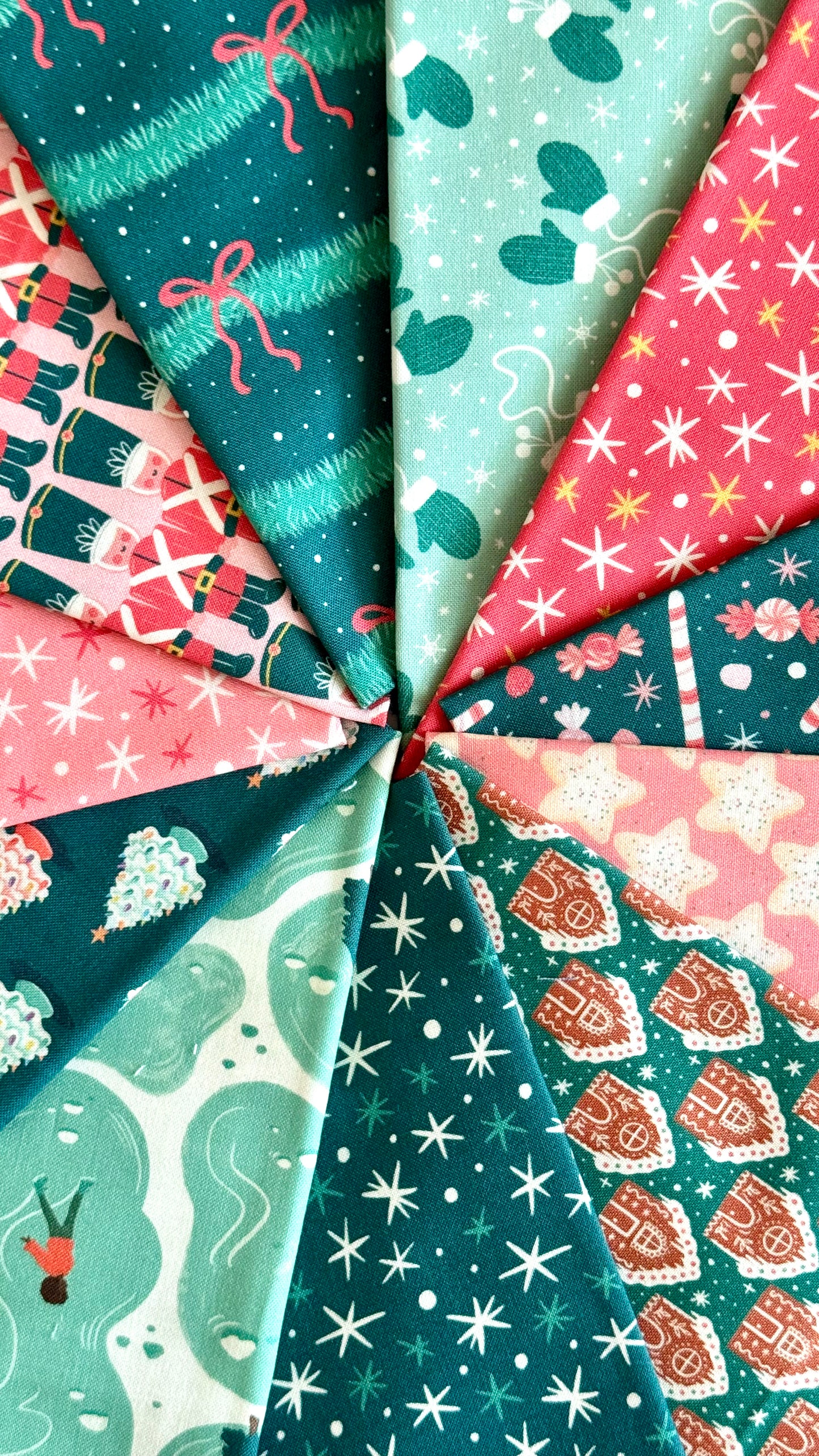 Afternoon Ice Skating - Bright Holiday - Charla Pettingill - Cloud 9 Fabrics - Poplin