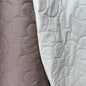 Floral Stitch Quilted - Japanese Import - Taupe