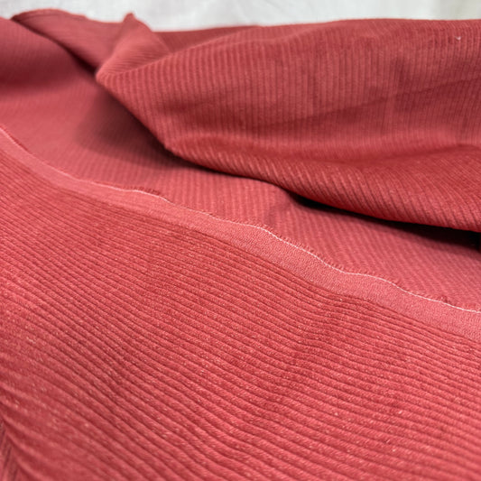 Organic Cotton 8 Wale Corduroy - Clay Rose