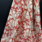 Burnt Sienna Bloom - Bagru Indian Cotton Block Print