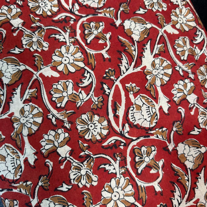 Desert Bloom Trail - Bagru Indian Cotton Block Print