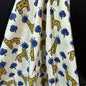Happy Safari Mustard - Bagru Indian Cotton Block Print