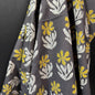 Folk Petal Bloom Midnight - Bagru Indian Cotton Block Print