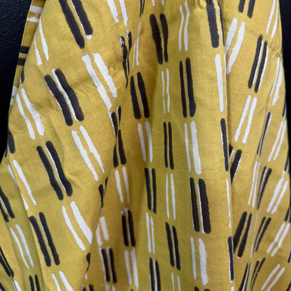 Ochre Code - Bagru Indian Cotton Block Print