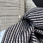 Modern Weave + Waves of Ink - Quilted Bagru Indian Cotton Block Print (Reversible)