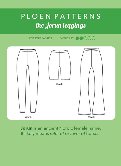 Jorun Leggings PDF Pattern - Ploen Patterns