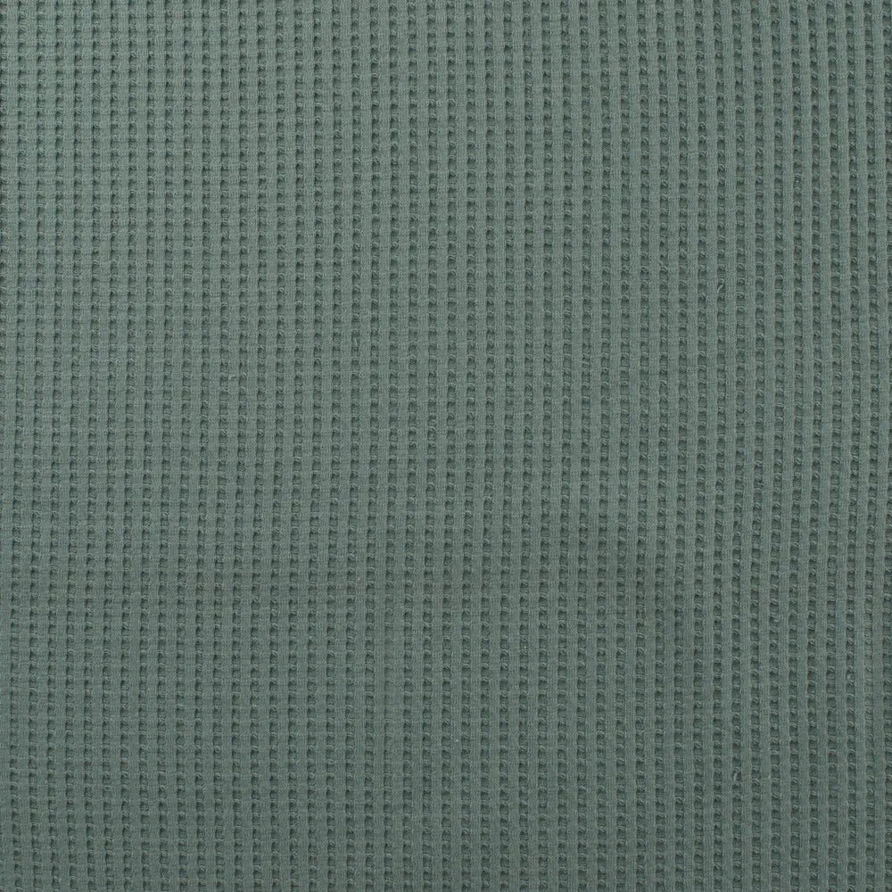 Cotton Waffle Tricot - European Import - Dusty Mint