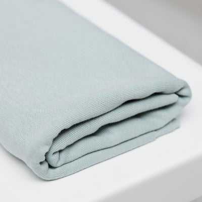 Fine 2x1 Rib Jersey TENCEL™ Lyocell Organic Cotton - OEKO-TEX® -  MeetMILK - Blue Mist