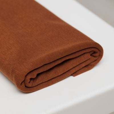 Fine 2x1 Rib Jersey TENCEL™ Lyocell Organic Cotton - OEKO-TEX® -  MeetMILK - Pecan