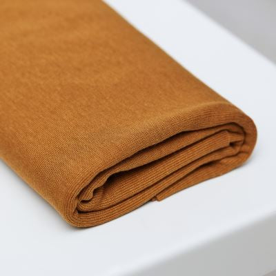 Fine 2x1 Rib Jersey TENCEL™ Lyocell Organic Cotton - OEKO-TEX® -  MeetMILK - Mustard