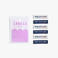 "MADE WITH LOVE AND SWEAR WORDS" V.2 Woven Label Pack - Kylie And The Machine