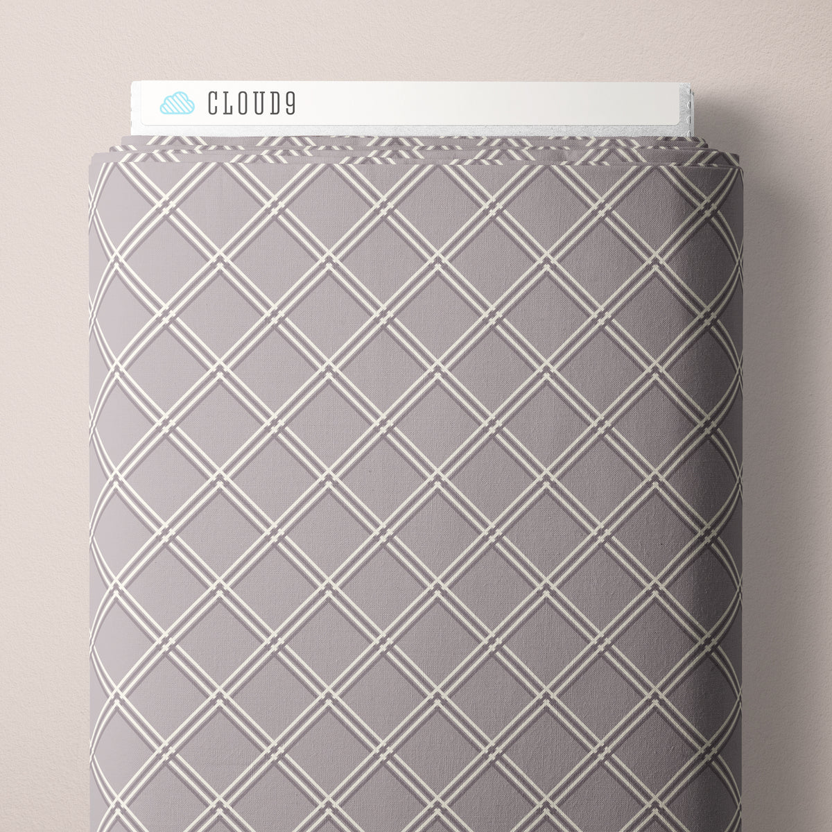 Landed Window - Lilac - Lisee Ree Designs - Midwinter Memories - Cloud 9 Fabrics - Organic Cotton Poplin