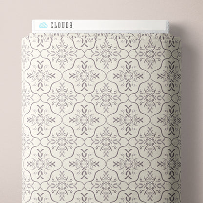 Frosted Lattice - Lilac - Lisee Ree Designs - Midwinter Memories - Cloud 9 Fabrics - Organic Cotton Poplin