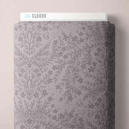 Snowlace - Lilac - Lisee Ree Designs - Midwinter Memories - Cloud 9 Fabrics - Organic Cotton Poplin