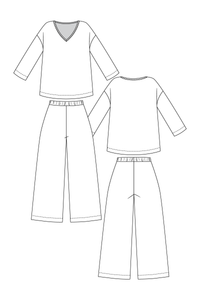 Olo Tee and Pants Set - PDF Pattern - Named Clothing