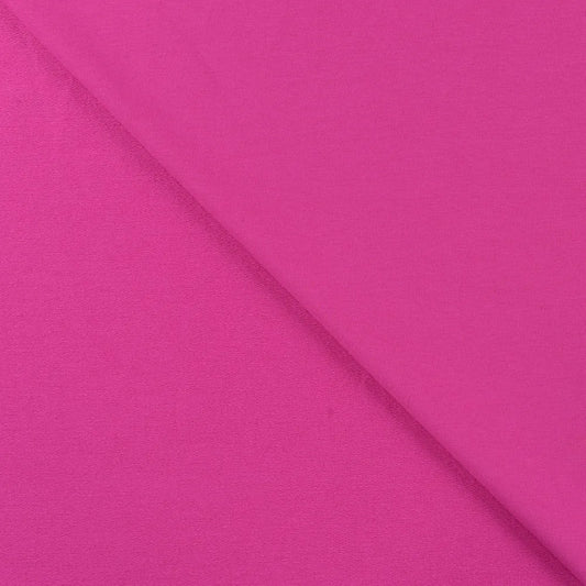 Organic Cotton Stretch French Terry - European Import - Oeko-Tex® - Fuchsia