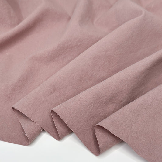 7oz Washed Organic Cotton Canvas - Blush