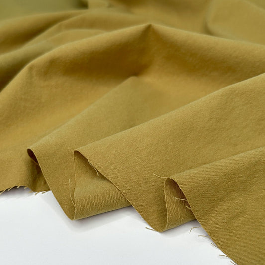 7oz Washed Organic Cotton Canvas - Pistachio