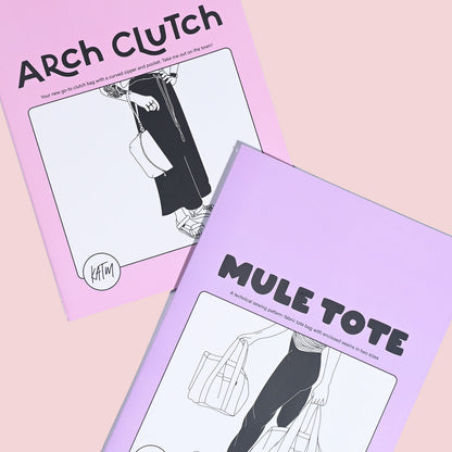 Arch Clutch - Paper Sewing Pattern - Kylie And The Machine