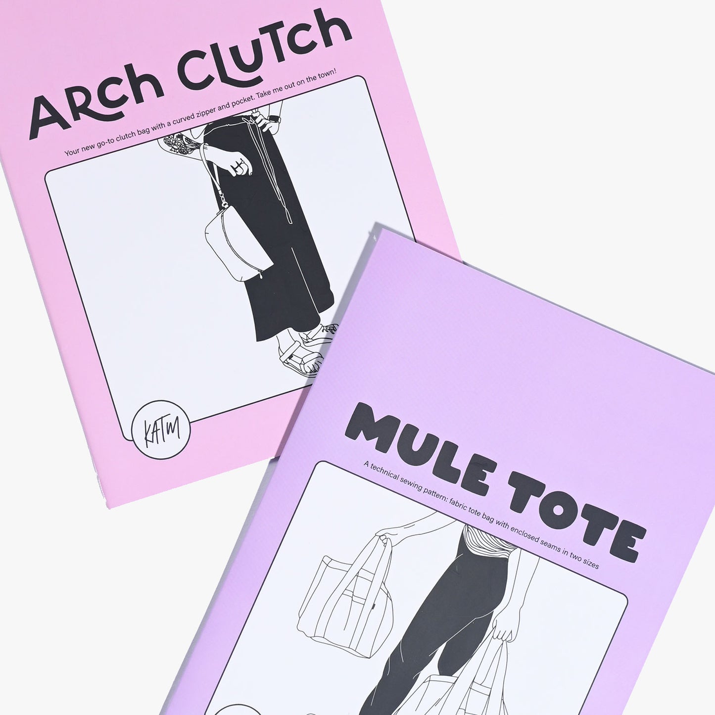 Arch Clutch - Paper Sewing Pattern - Kylie And The Machine