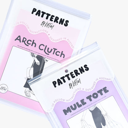 Arch Clutch - Paper Sewing Pattern - Kylie And The Machine