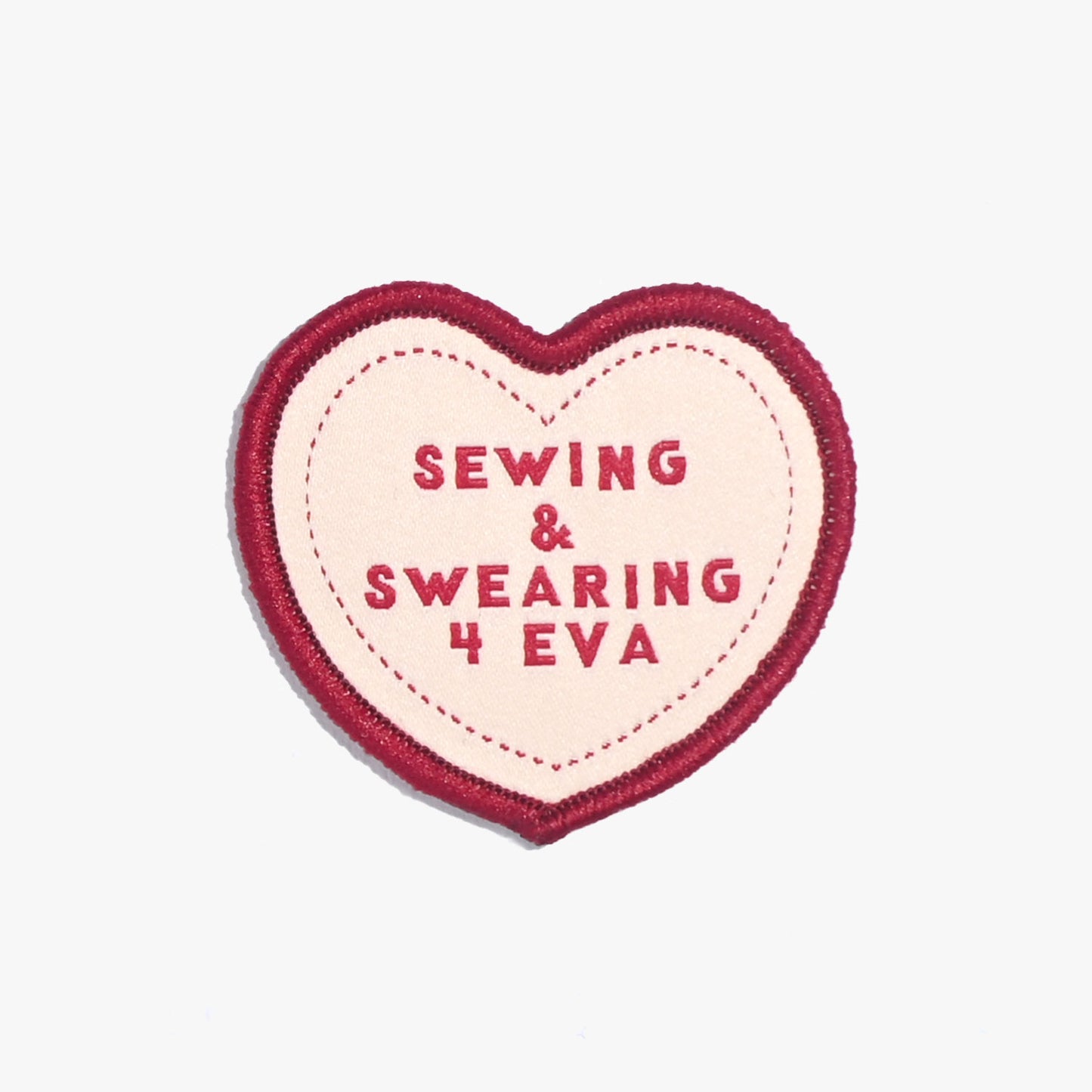 "Swearing & Sewing 4 Eva"- Iron On Patch - Kylie And The Machine