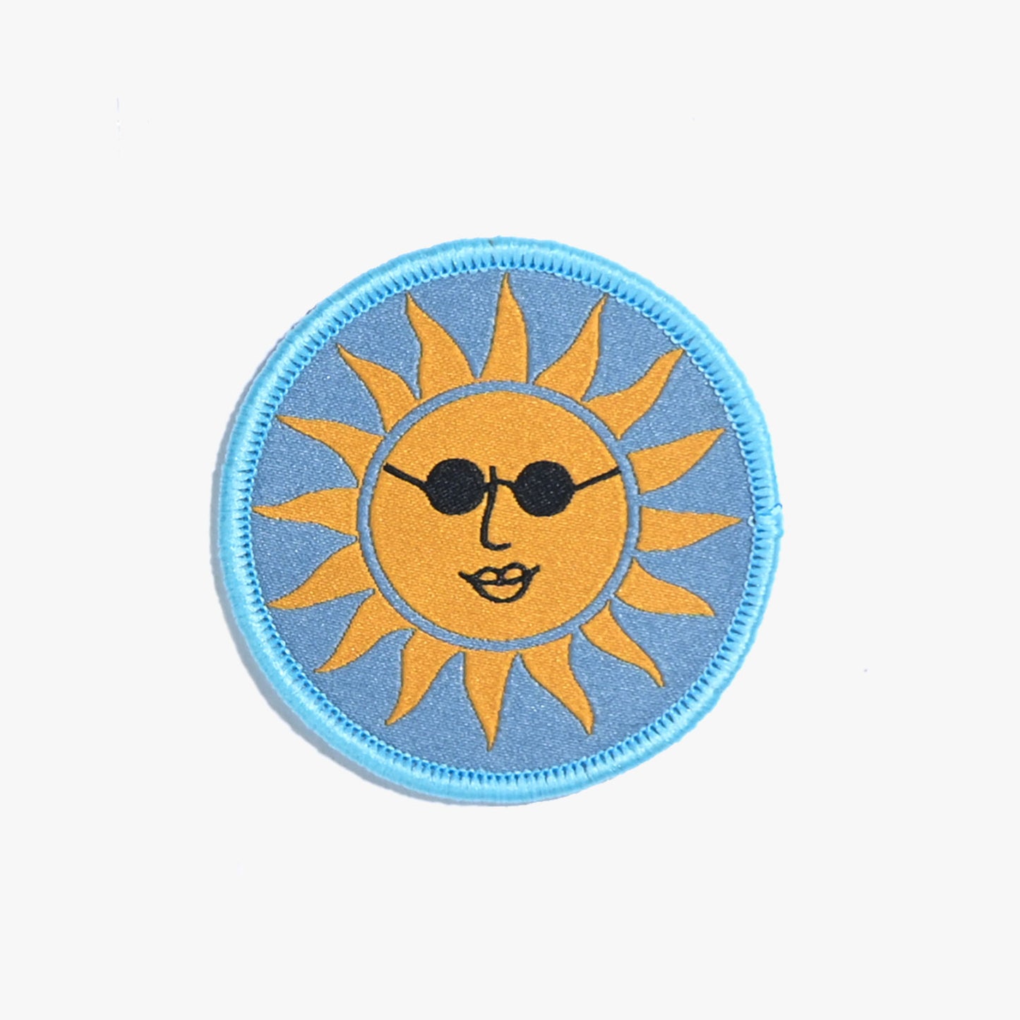 "Sunglasses Sun" - Iron On Patch - Kylie And The Machine