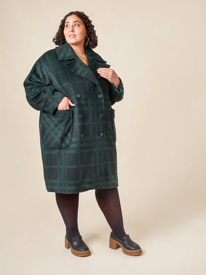 Phoebe Double-Breasted Coat Pattern - Closet Core Patterns