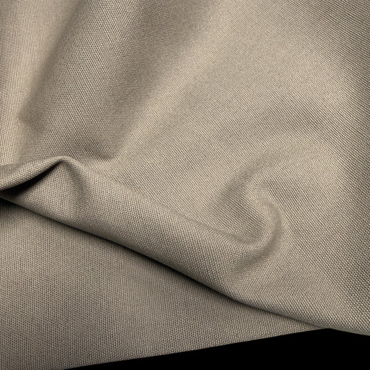 Water Repellent Canvas/Duck - Soft Taupe (Deadstock)
