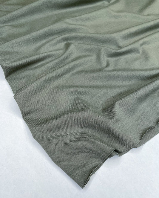 LENZING™ ECOVERO™ Viscose Spandex Jersey - Sage