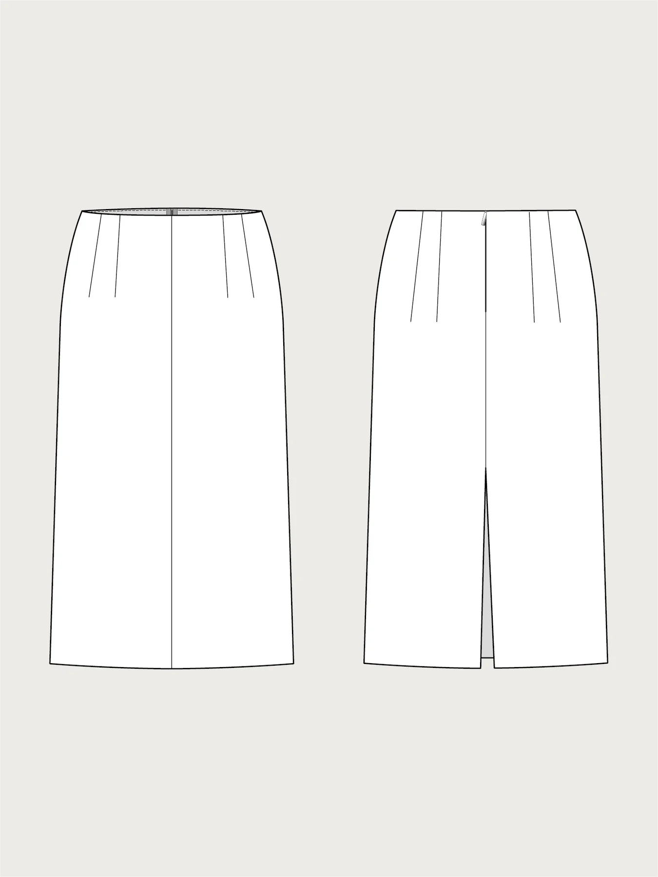 Pencil Skirt Pattern - The Assembly Line