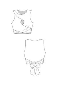 Sisko Interlace Dress and Top - PDF Pattern - Named Clothing