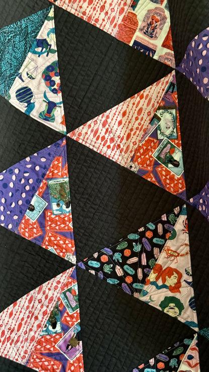 Moon Phases - Secret Of The Oracle - Tara Reed - Cloud 9 Fabrics - Poplin